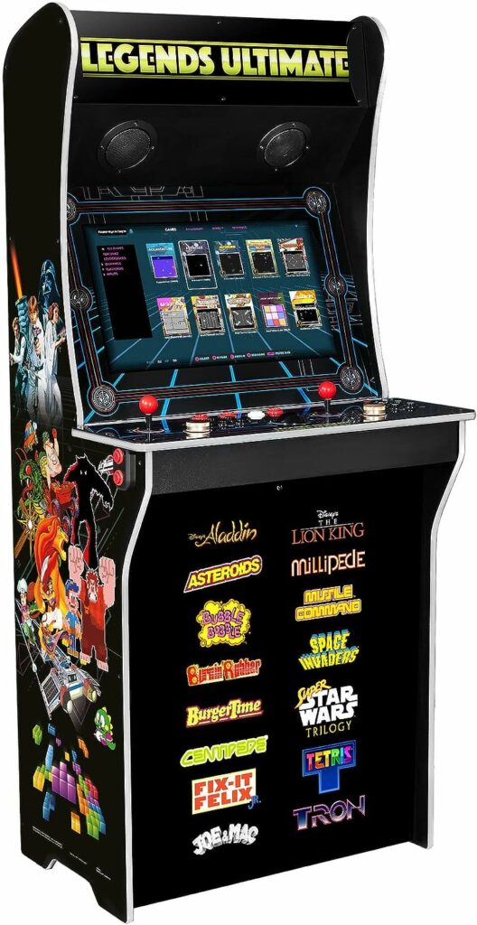At Games Legends Ultimate 300 Game Arcade Machine, Full Size Retro Gaming, 24 Monitor, Wifi/HDMI/USB