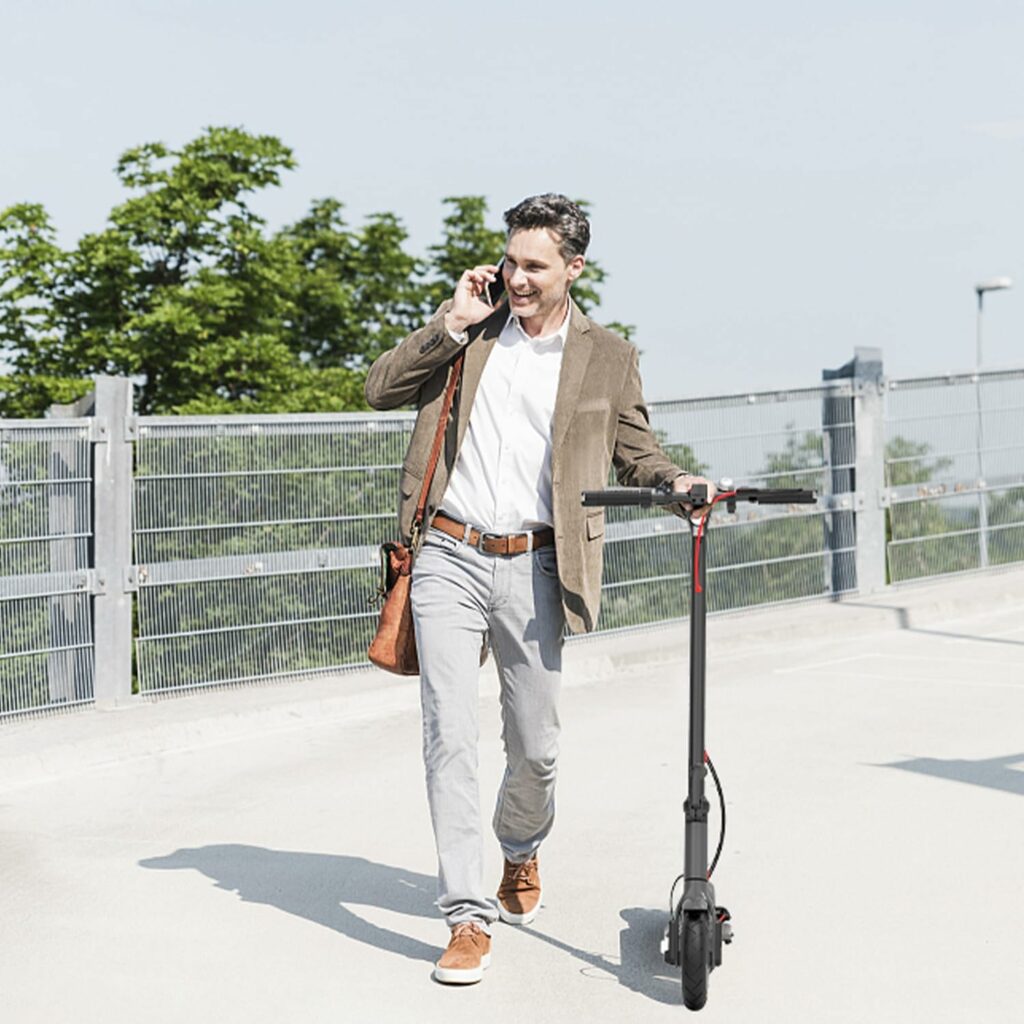 Electric Scooter Adult, Powerful 500W Motor E Scooters Max 30KM/H, 35km Long Range, 3 Speed Modes, 10 Tires Foldable Electric Scooter for Adults, APP Control