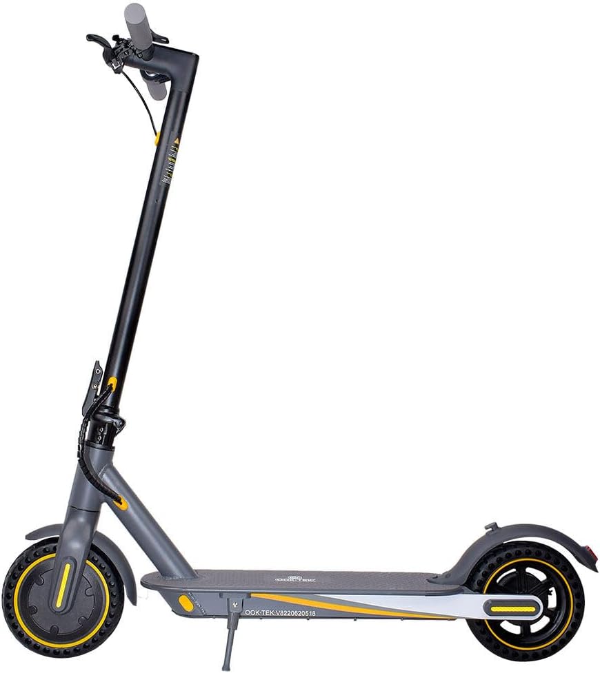 GUANYAN Electric Scooter Adult Foldable 8.5 E Scooter with APP, 350W Motor, APP Lock Function, One Key Turn On/Off the Scooter, Double Braking System, LCD Display, Max Load 120KG