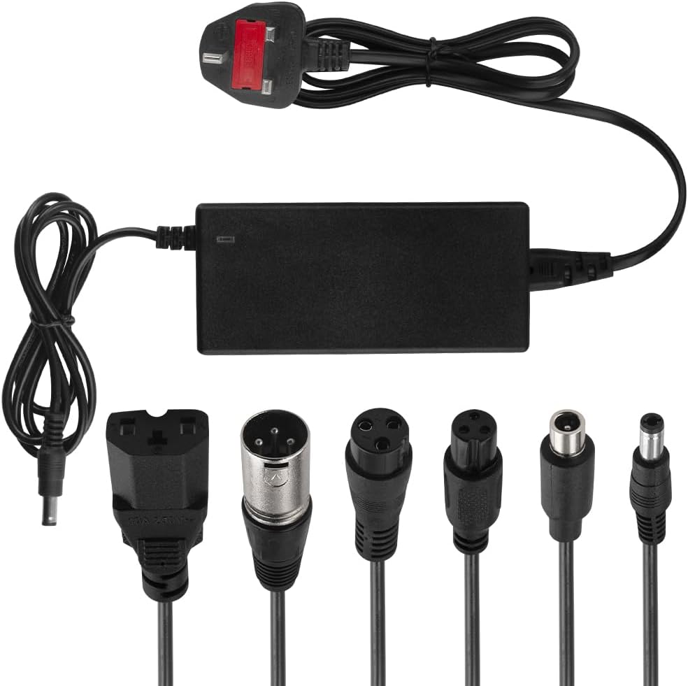 HOVCEH 42V 2A Electric Scooter Charger, Li-ion Battery Charger For Electric Scooter, Charger For Electric Scooter, Bicycle Scooter Battery Charger, Electric Bike Charger For M365, Electric Bike