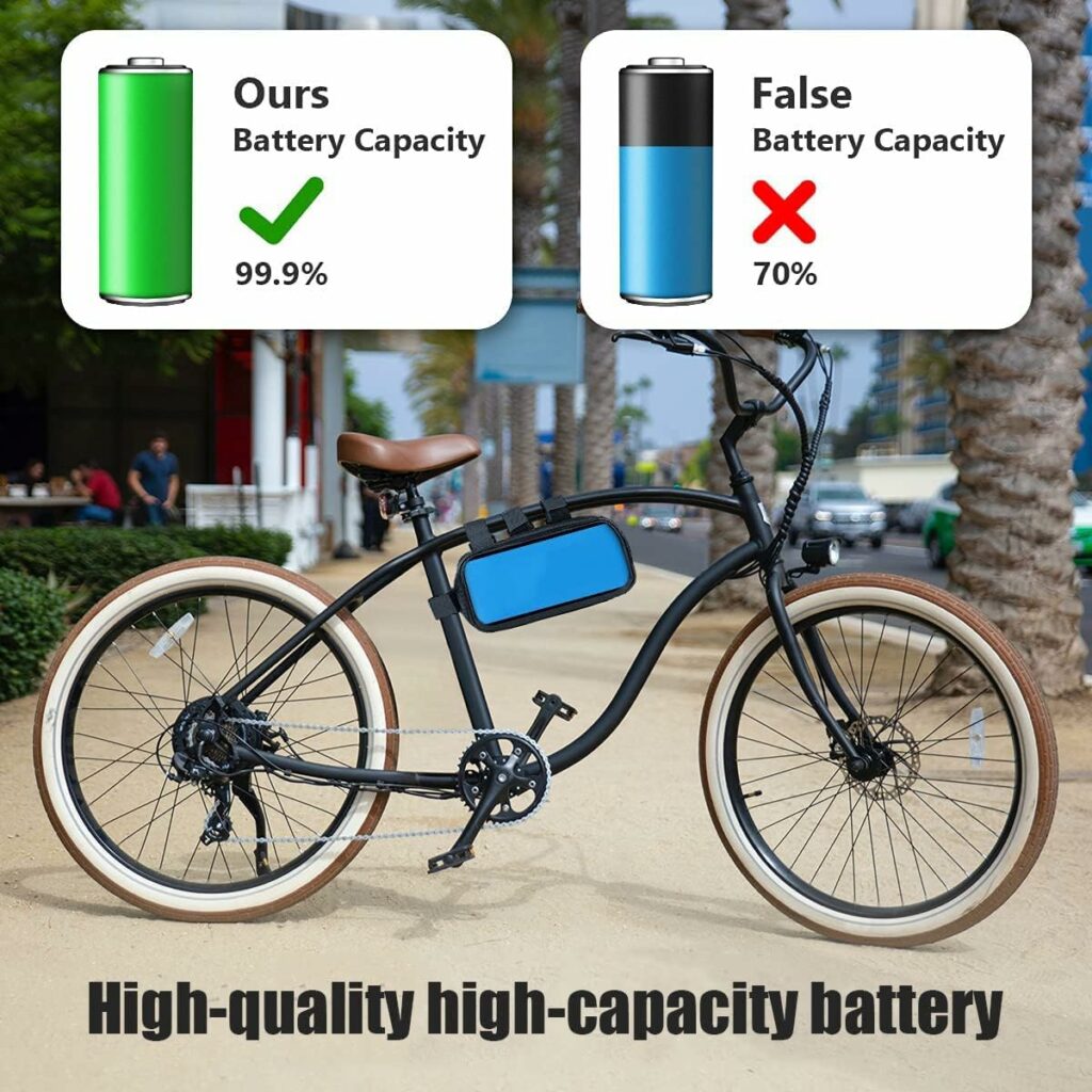 HUYT Electric Bike Scooter Battery 36V 12Ah E-Bike Lithium Battery Pack 12000Mah 500W Li-Ion Battery for Electric Go-Kart Electric Scooter