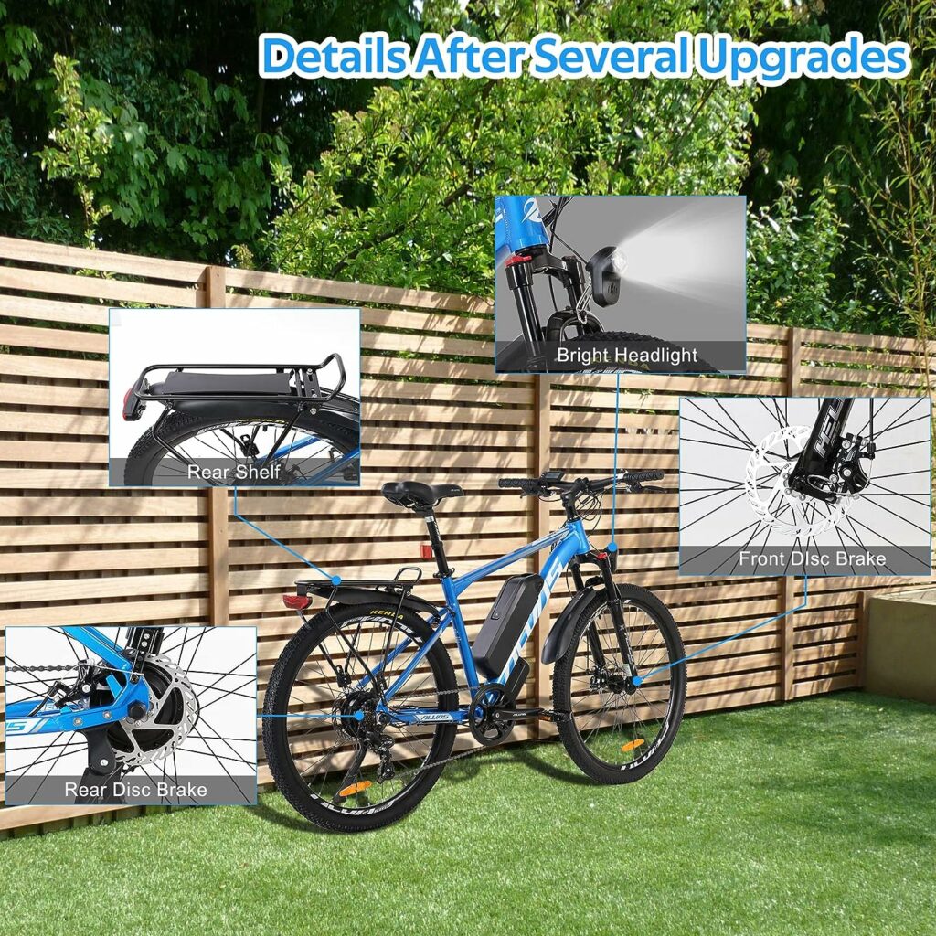 Hyuhome Electric Bikes for Adults Aluminum Alloy Ebike Bicycle with Removable 36V/12.5Ah Lithium-Ion Battery