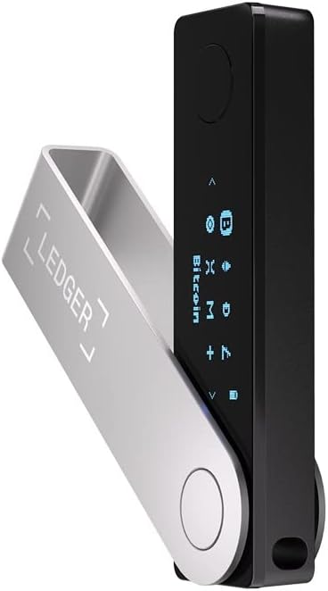 Ledger Nano X Crypto Hardware Wallet (Onyx Black) - Bluetooth - The best way to securely buy, manage and grow all your digital assets