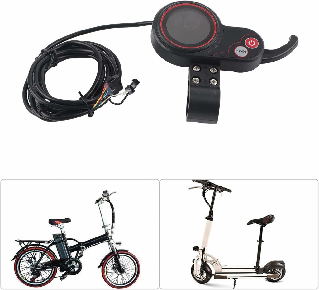 Nimomo Electric Bike Controller, 250W/350W LCD Display E BIke Brushless Controller with Panel with Shift Switch, 24V 36V 48V 60V Scooter Controller