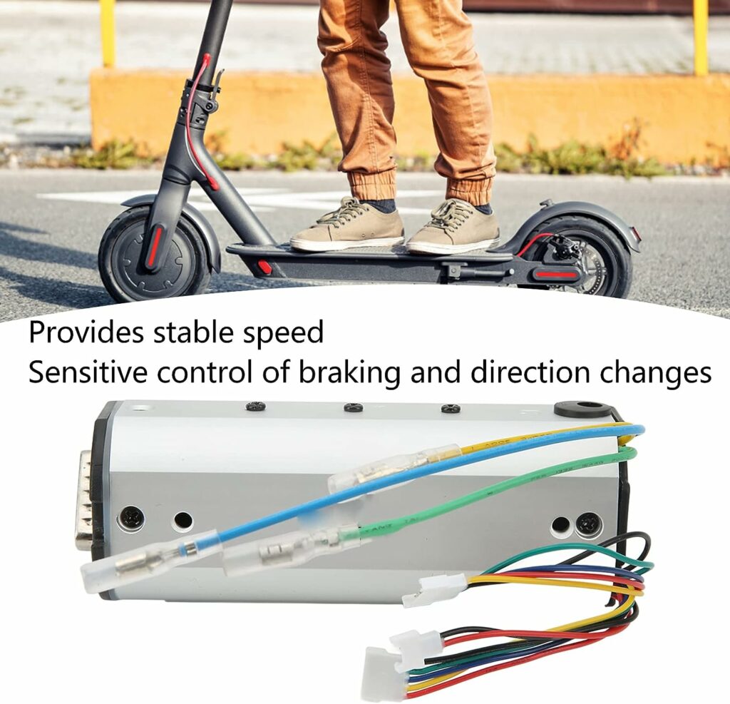 Scooter Controller, 36V 20A Electric Bike Scooters Brushless Motor Controller with 6 Connectors, Brushless Controller Scooter Parts for HX X7 Model Electric Scooter Controller, Bicycle Scooter, e Bike