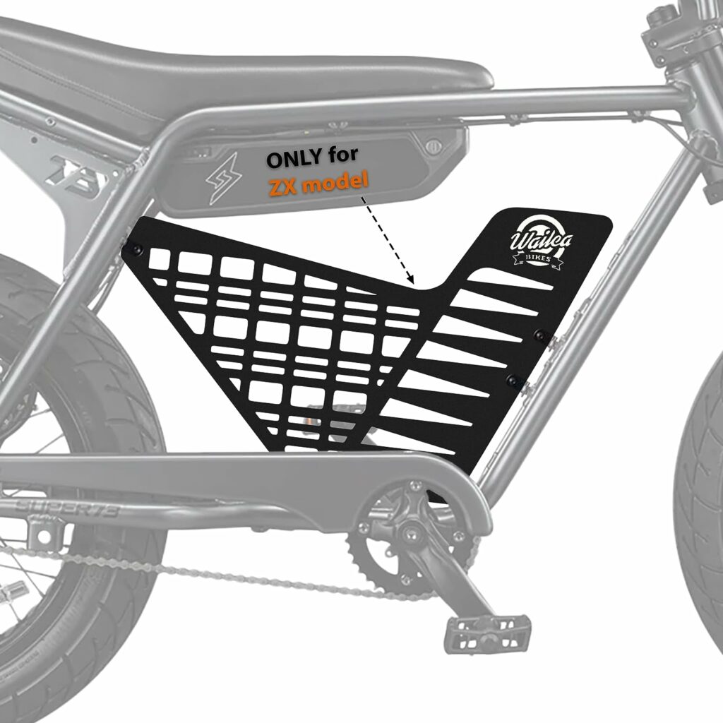 WAILEA BIKES - ONLY for ZX Model - MOLLE Center Panel Grid for Super73 Accessories, Super 73 Electric Bike Accessories Rack for Super73 Bag, Super 73 Light, Super73 Battery (accesories not Included)